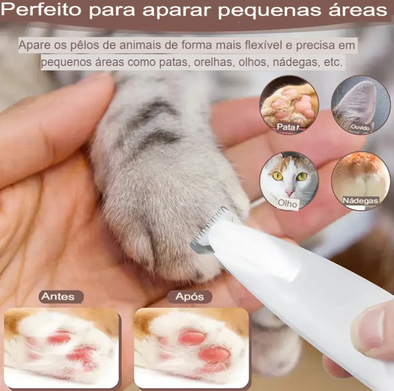 Aparador de Pelos nas Patas