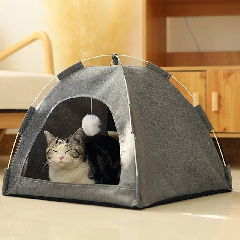 Cama Tenda Aconchegante para Gatos