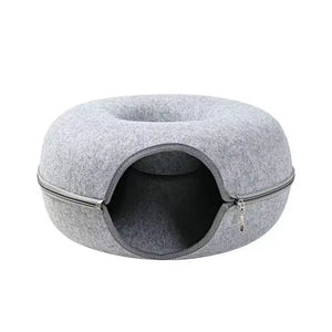 Cama Donut Interativo para Gatos